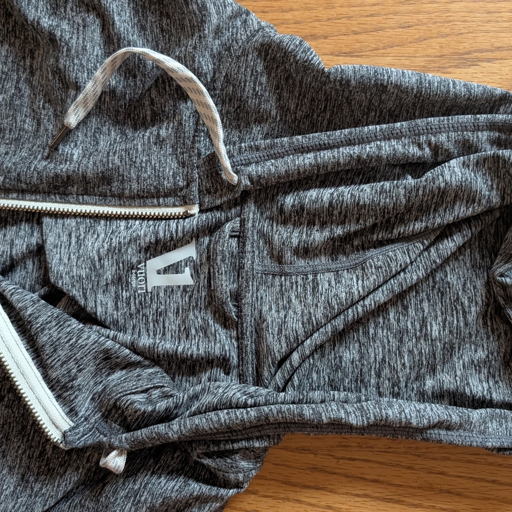 Gray Zip-Up Hoodie